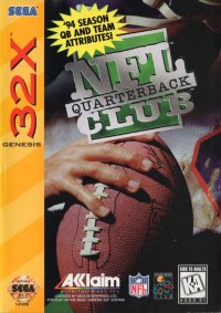 NFL Quarterback Club Sega 32X US box art